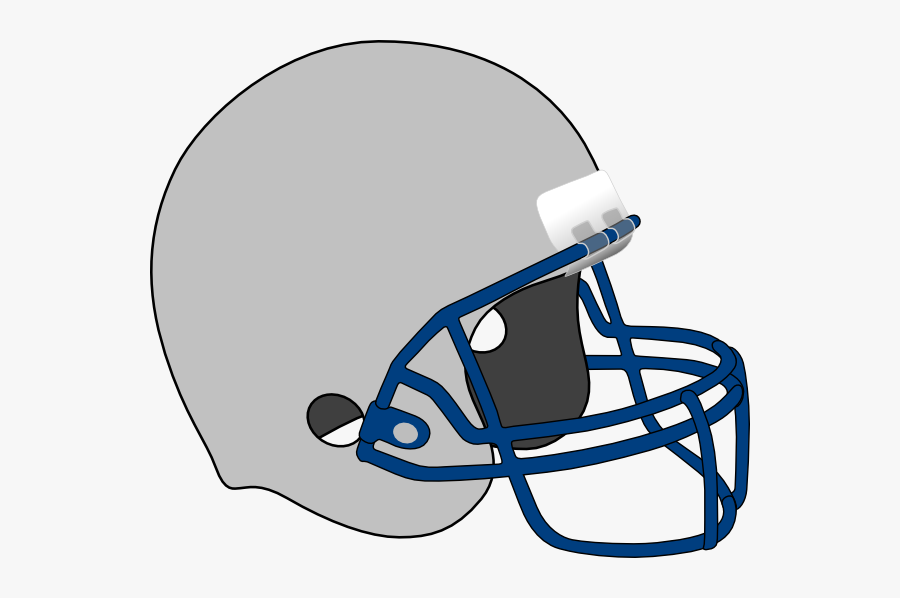 Grey Football Helmet Clipart, Transparent Clipart