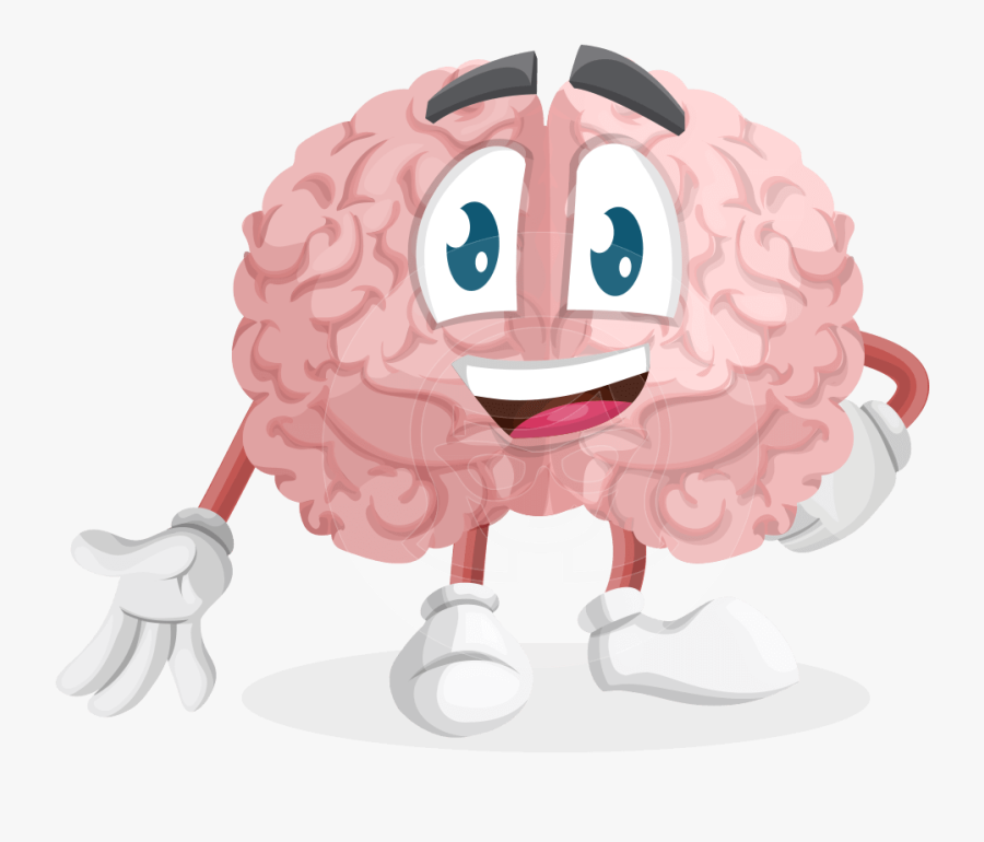 Sad Brain Cartoon, Transparent Clipart