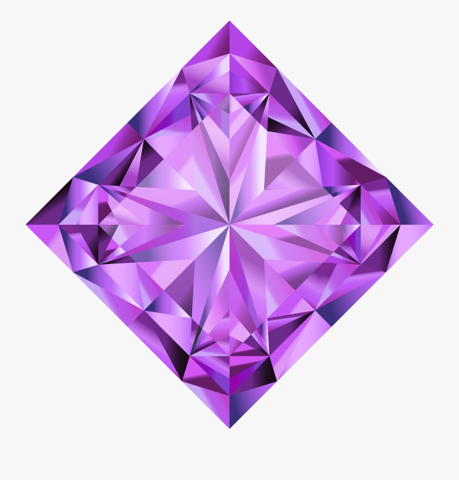 Diamonds Clipart Purple, Transparent Clipart
