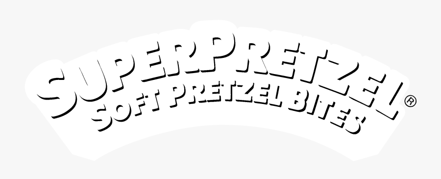 Super Pretzel Soft Pretzel Bites Logo Black And White, Transparent Clipart