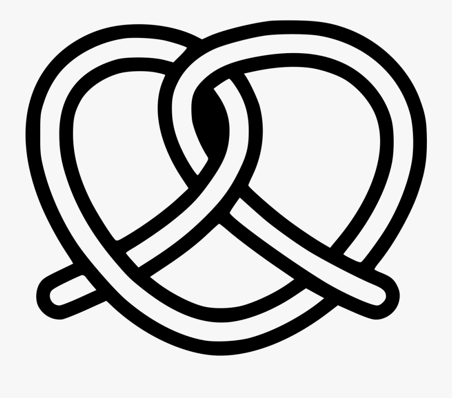 Pretzel - Pointed Heptagram Seven Point Star, Transparent Clipart