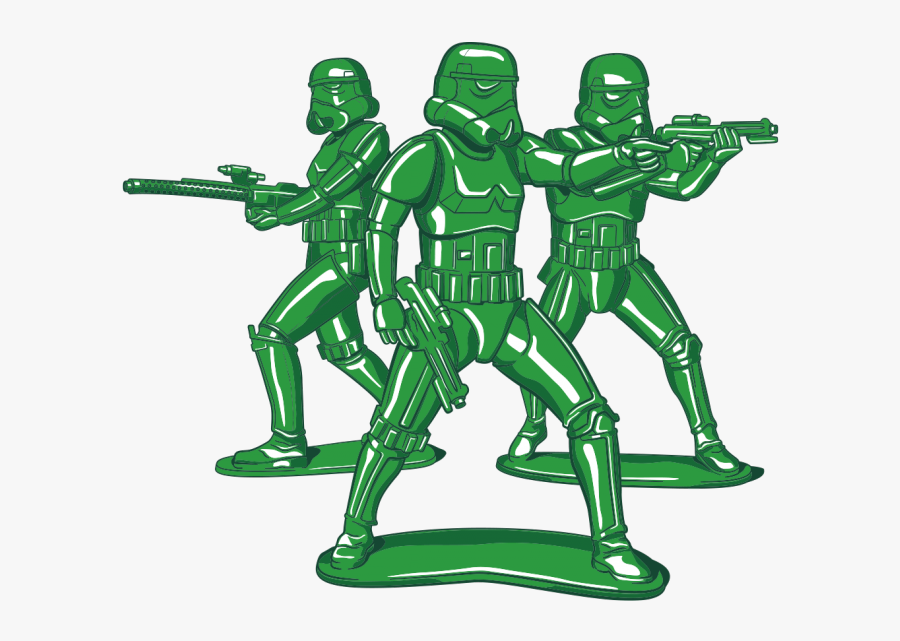 Star Wars Green Army Men, Transparent Clipart