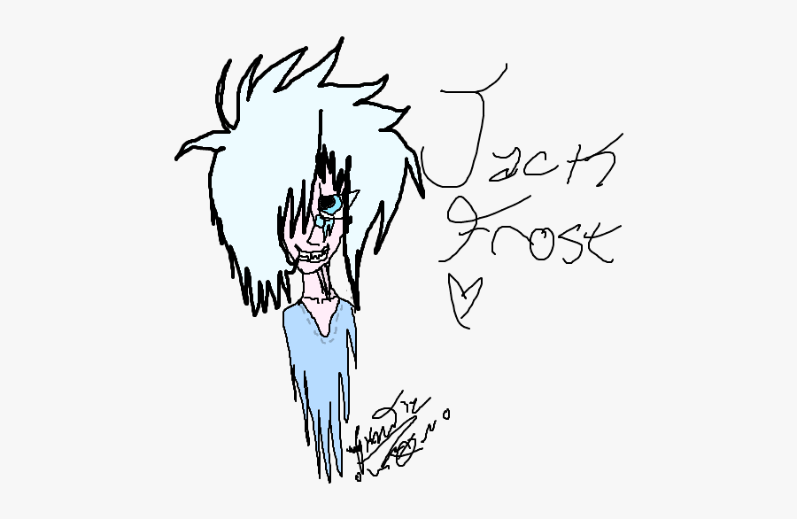 Quick Sketchy Drawing Of Jack Frost, Transparent Clipart