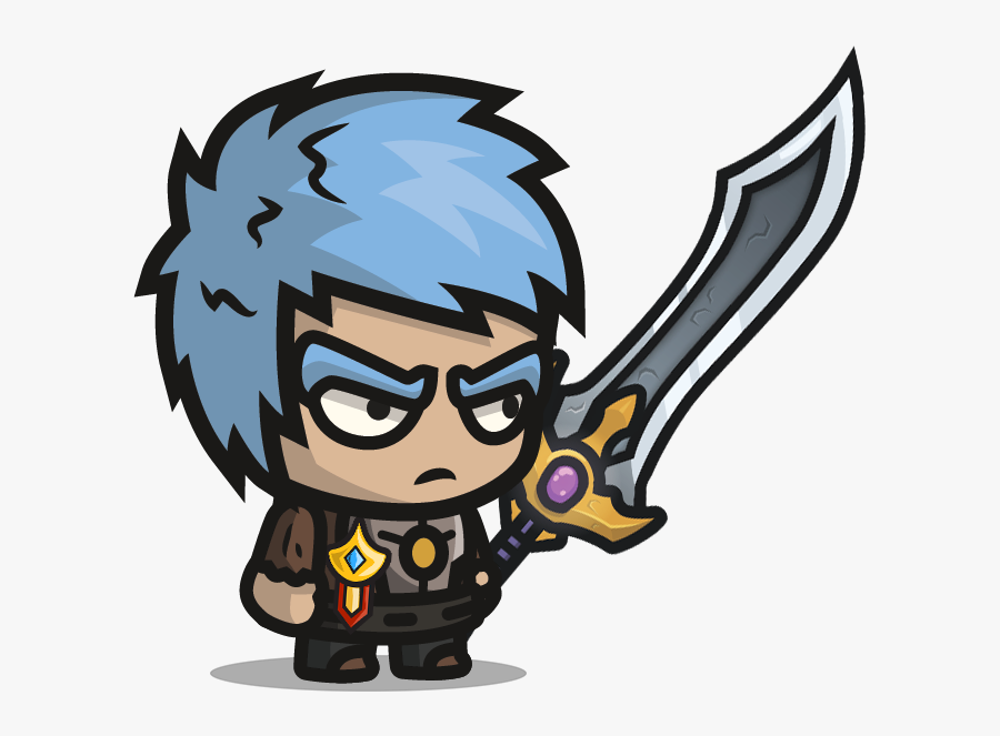 Fighter Chibi, Transparent Clipart
