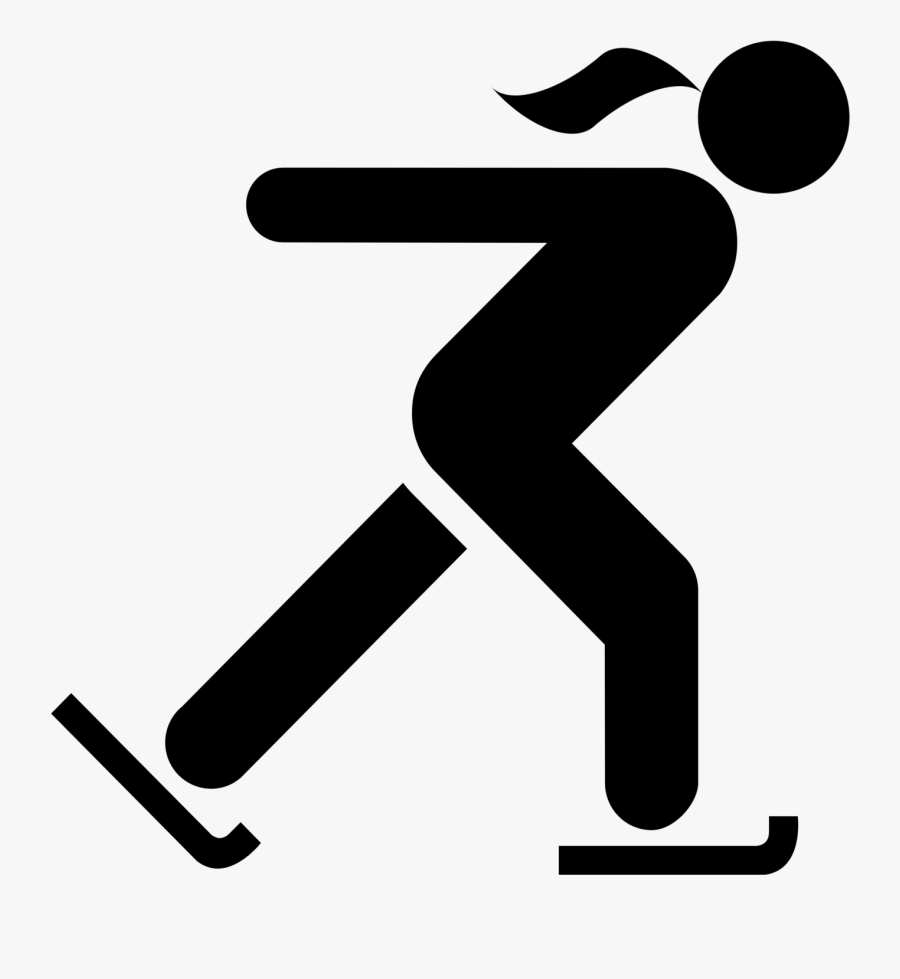 Ice Skating Icon Png, Transparent Clipart