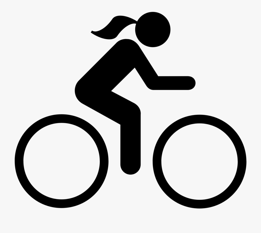Blue Biking Clipart, Transparent Clipart