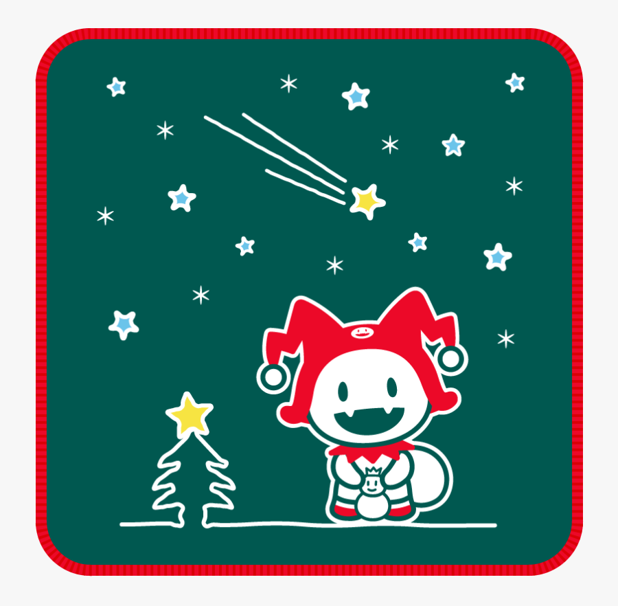 ヒーホーハンドタオル　クリスマスver - - Cartoon, Transparent Clipart