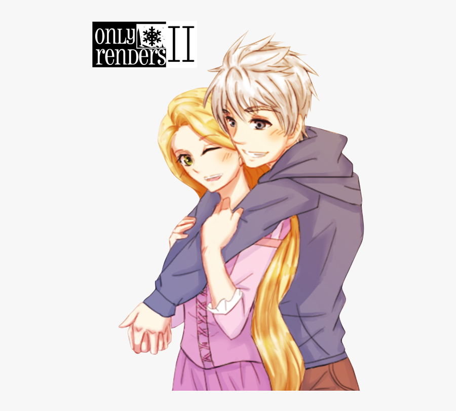Jack Frost Y Rapunzel Anime, Transparent Clipart
