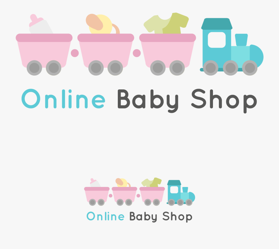 Logo Design By Shanchud For Just Party Supplies - Clipart Baby Shop Logo, Transparent Clipart