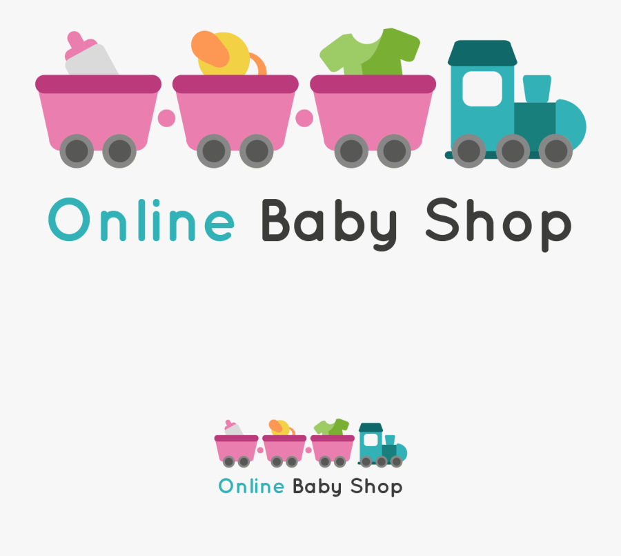 Logo Design By Shanchud For Just Party Supplies - Clipart Baby Shop Logo, Transparent Clipart