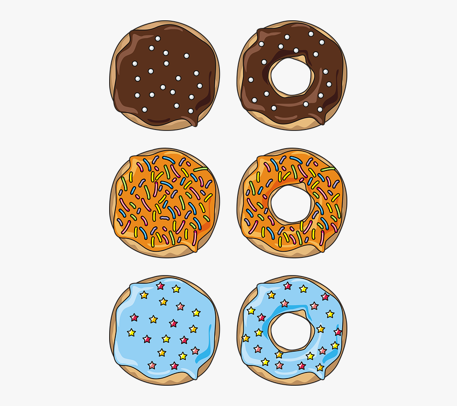 Bud, Donuts, The Cake, Cakes, Pastry Shop, Sweets - Pączki Grafika, Transparent Clipart