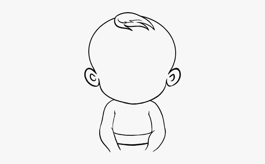 How To Draw Baby - Baby Easy To Draw, Transparent Clipart