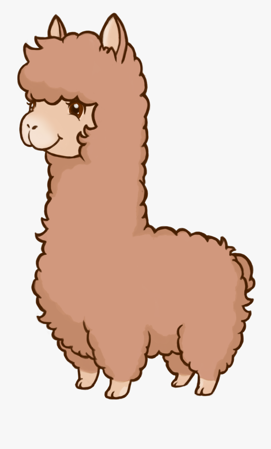 Llama Clipart Baby Llama - Transparent Alpaca Clipart, Transparent Clipart