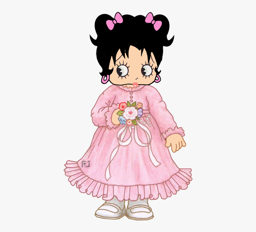 Betty Boop And Pudgy, Transparent Clipart