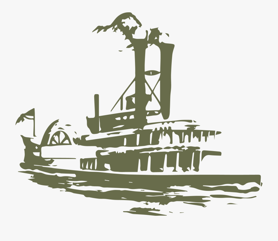 The Glengower - Steamboats 1800, Transparent Clipart