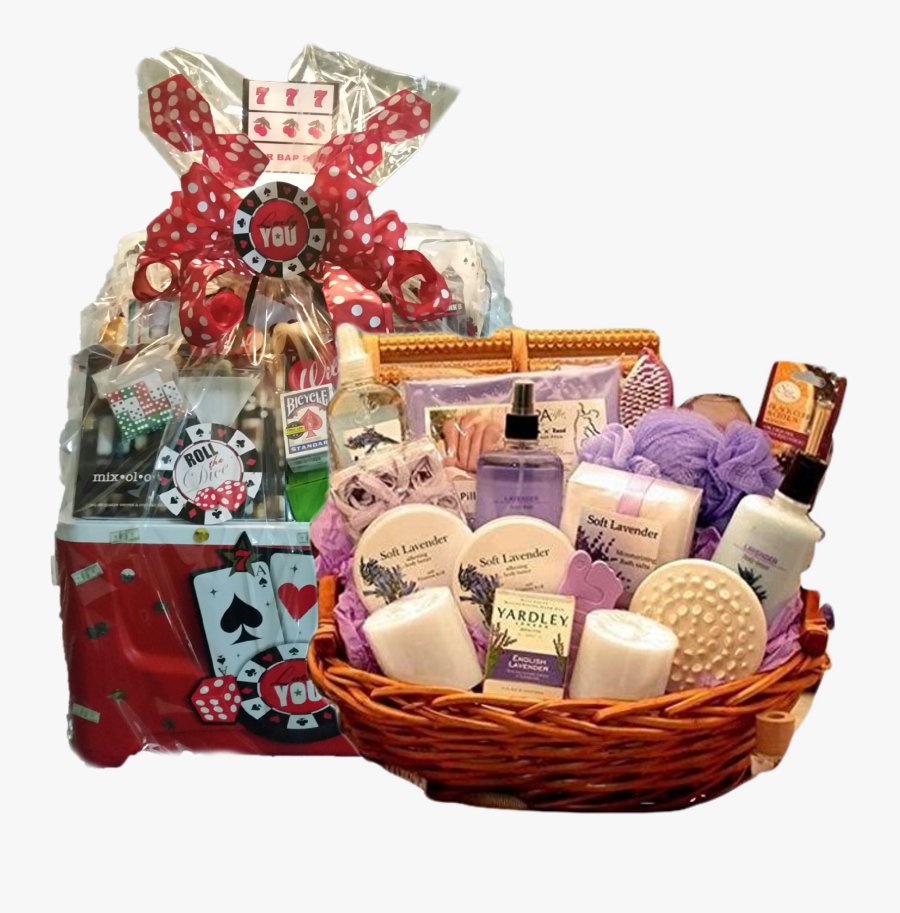 Villages Walk Gift Basket His And Her Spa Day - Spa Gift Basket, Transparent Clipart
