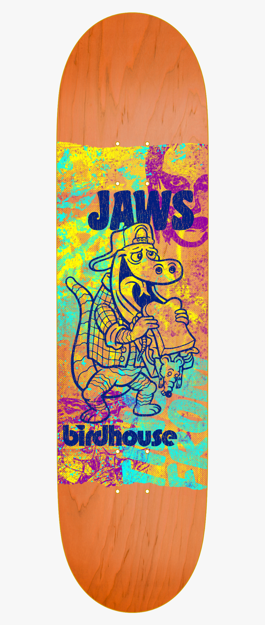 Jaws Show Print - Birdhouse Skateboards, Transparent Clipart