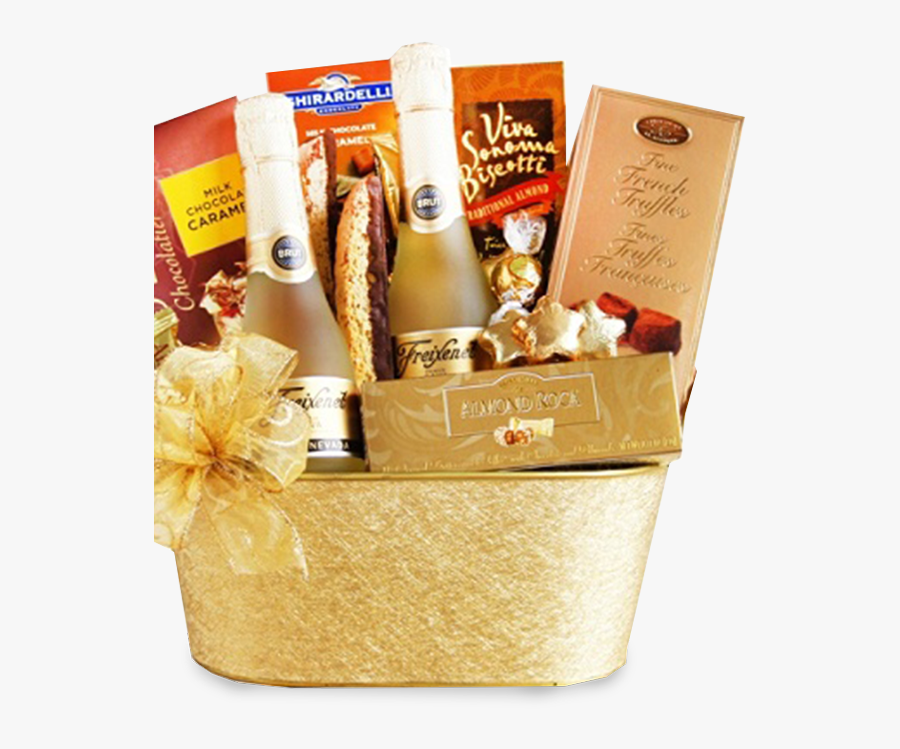 Gift Basket, Transparent Clipart