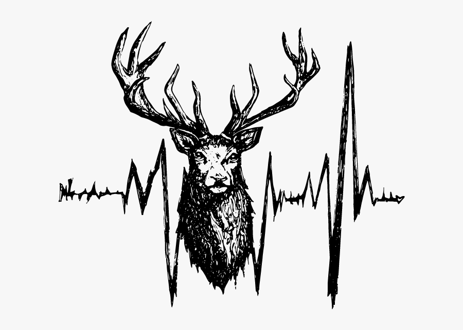 Drawn Reindeer 8 Bit - Reindeer, Transparent Clipart