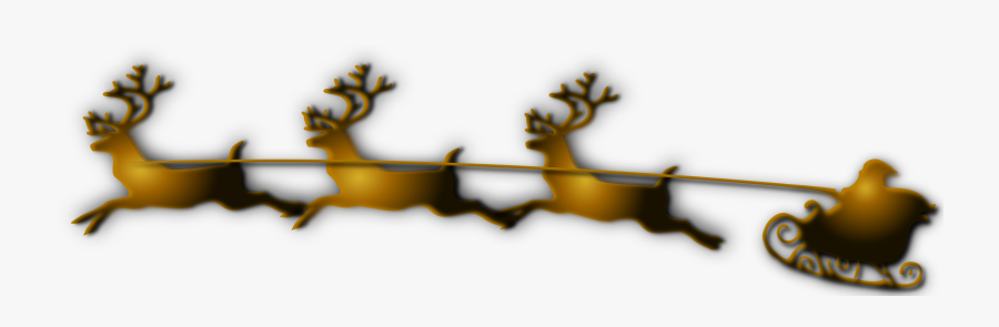 Santa And Reindeer Remix Clip Arts - Santa Claus Y Renos Png, Transparent Clipart
