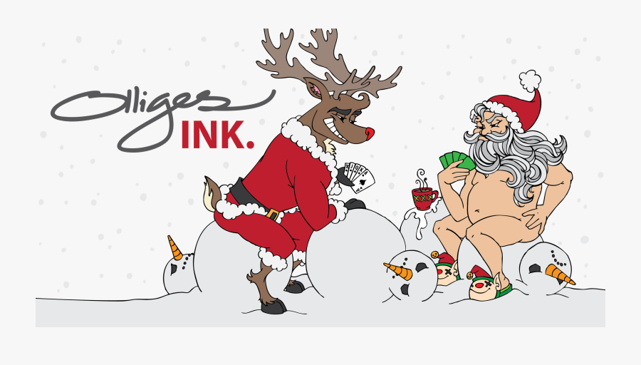Reindeer Games Clip Art, Transparent Clipart