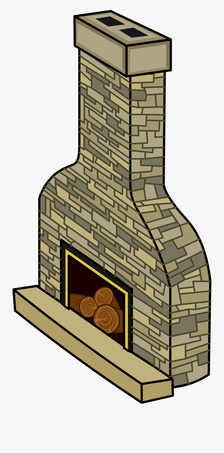 Cozy Fireplace Sprite 011 - Fireplace Clipart, Transparent Clipart