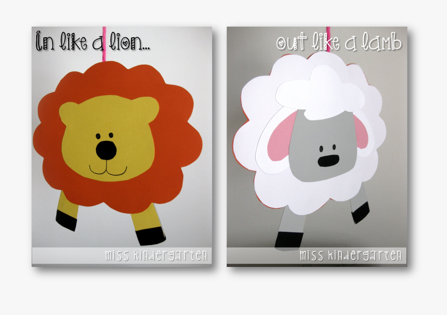 In Like A Lion - Like A Lion Out Like A Lamb Bulletin, Transparent Clipart