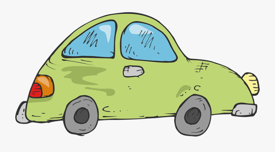 Drawing, Green Car, Childrens Car, Kids Design, Green - Children's Drawings Of Car, Transparent Clipart