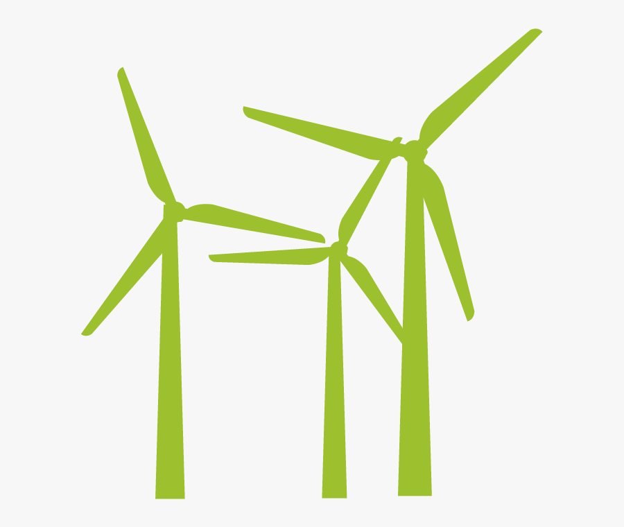 Wind Turbine, Transparent Clipart