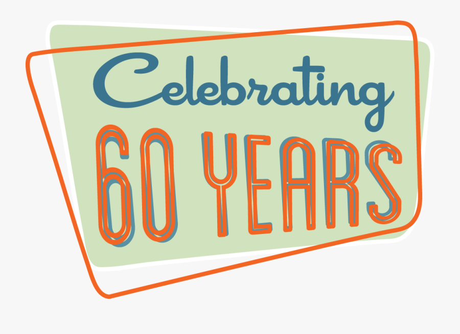 60yearscol, Transparent Clipart