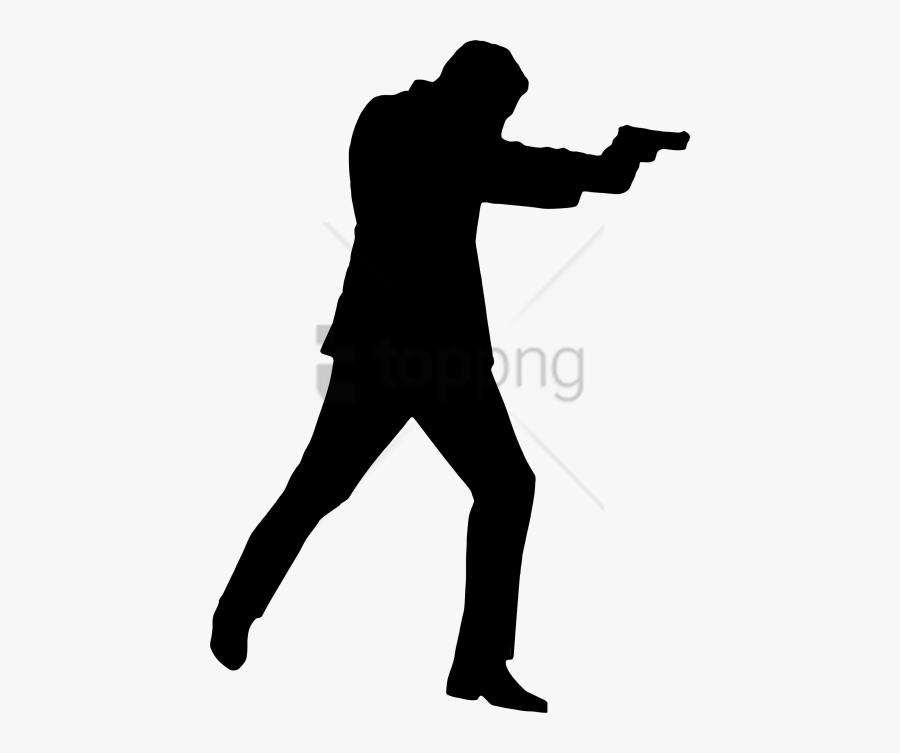 Spy Silhouette Png, Transparent Clipart