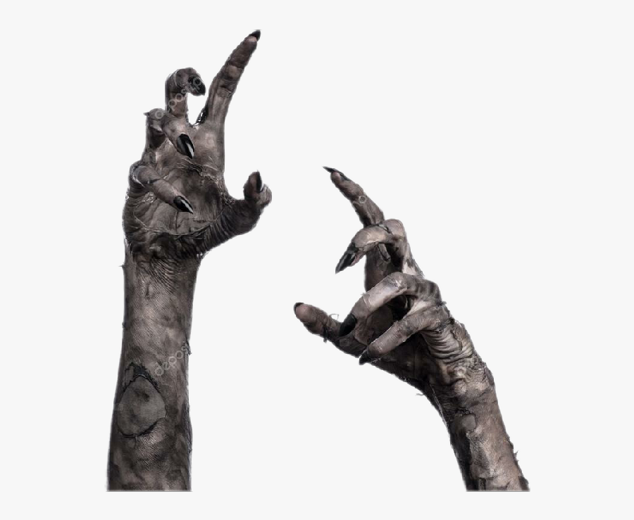 #hands #nails #arms #death #makeup #zombie #effects - Realistic Zombie Hand Png, Transparent Clipart