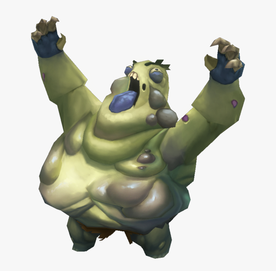 Clip Art Fat Zombie - Zombie 3d Low Poly, Transparent Clipart