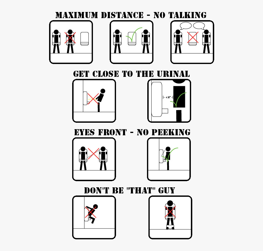 Clip Art A Quick Guide To - Talking At Urinal Meme, Transparent Clipart