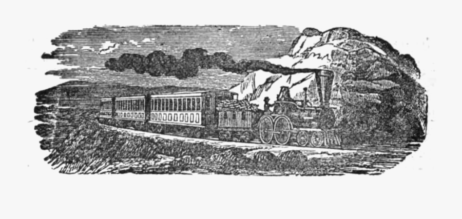 The Chesapeake And Ohio Advertised Its Route Through- - Baltimore And Ohio Railroad 1836, Transparent Clipart