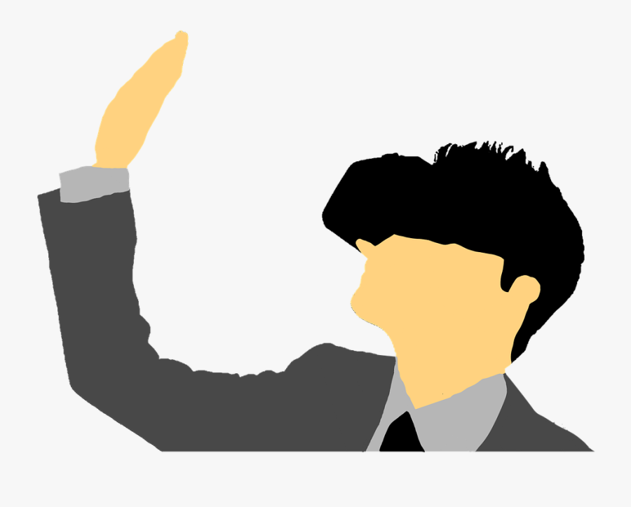 Vr, Virtual Reality, Man, Suit - Vr Illustration Png, Transparent Clipart