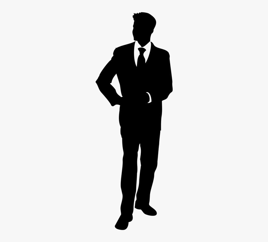 Business People Silhouette In Black And White Png Download - Business People Black And White, Transparent Clipart