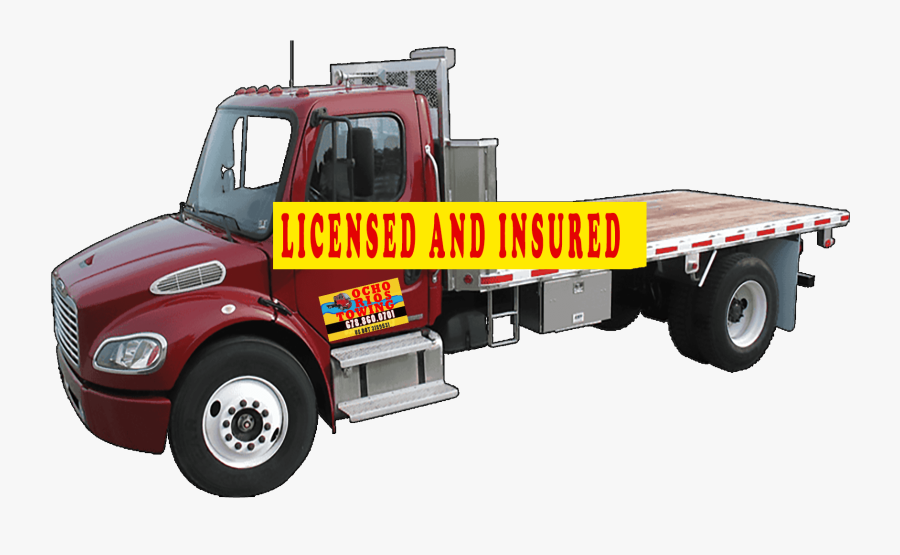 Licensed And Insured Flatbed Truck Png Free Transparent