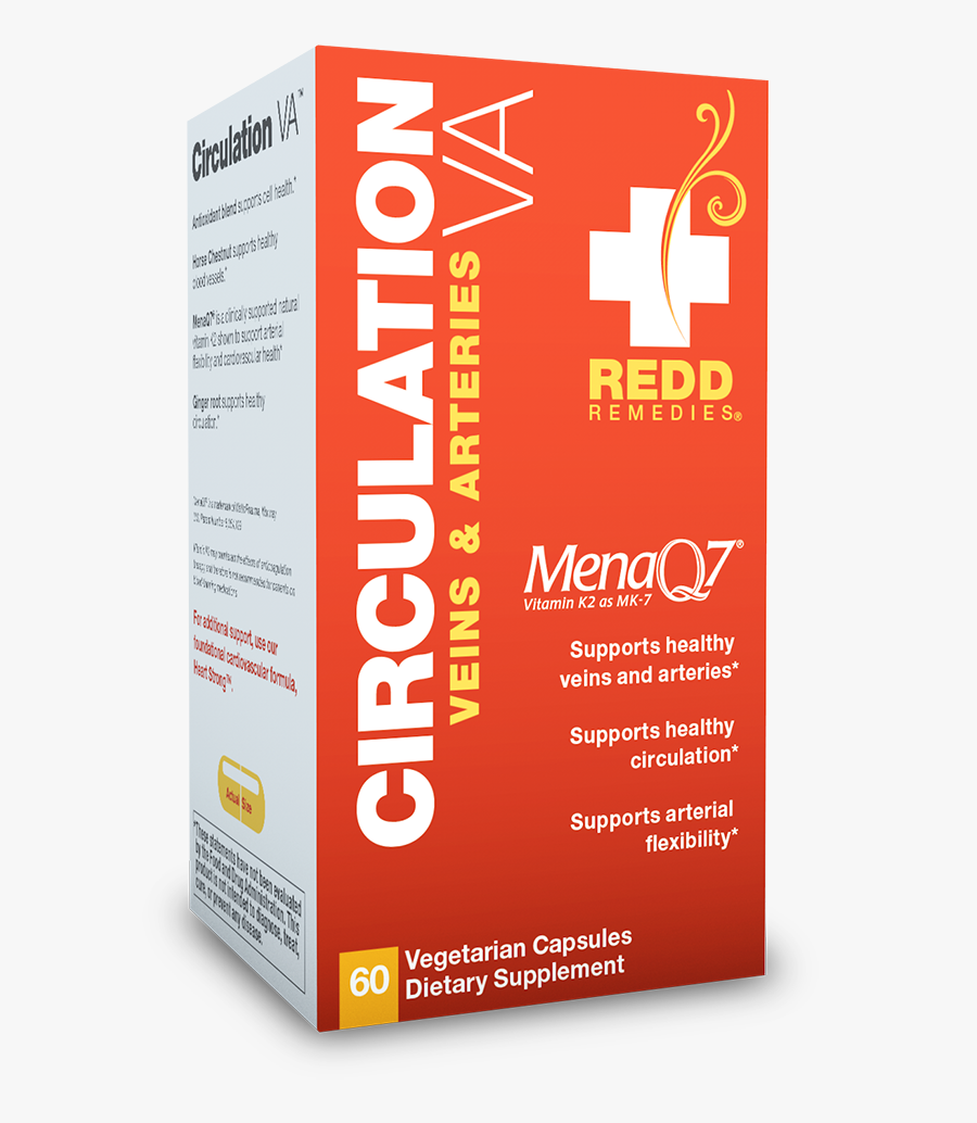 Redd Remedies Circulation Va 60 Caps - Redd Remedies At Ease, Transparent Clipart
