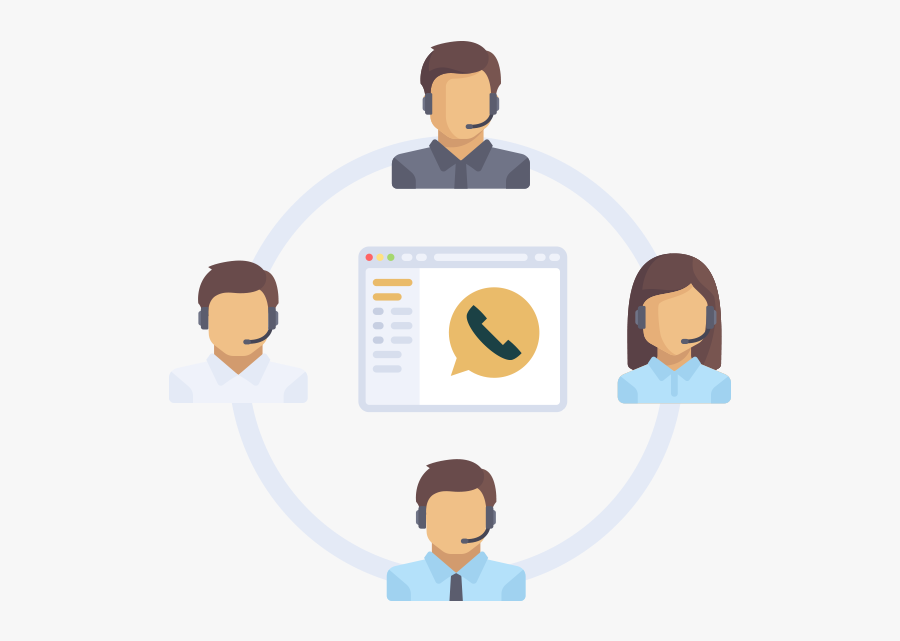 Call Center Asterisk Software Xcally - Icon, Transparent Clipart