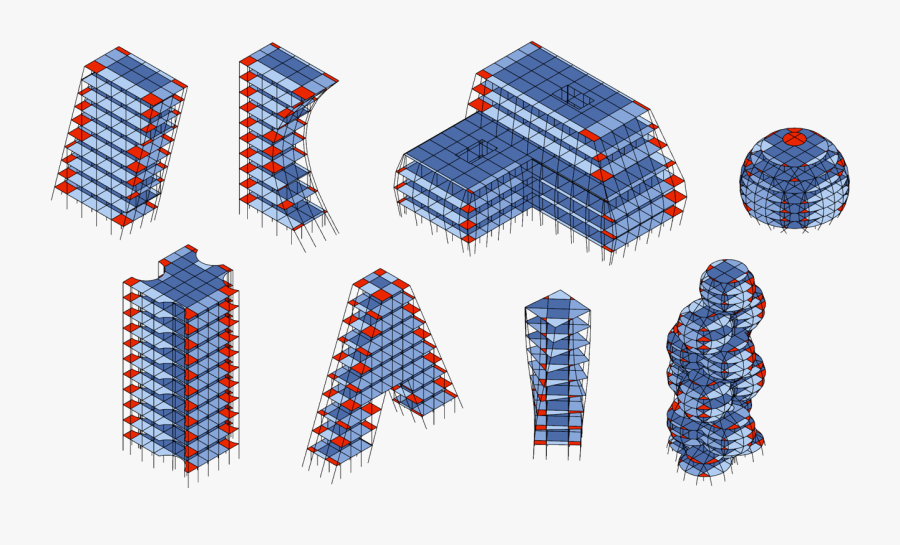 Asterisk Massings, Transparent Clipart