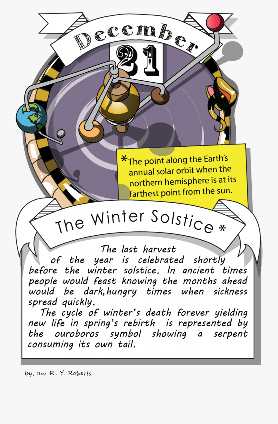Winter Solstice Yule 2018, Transparent Clipart