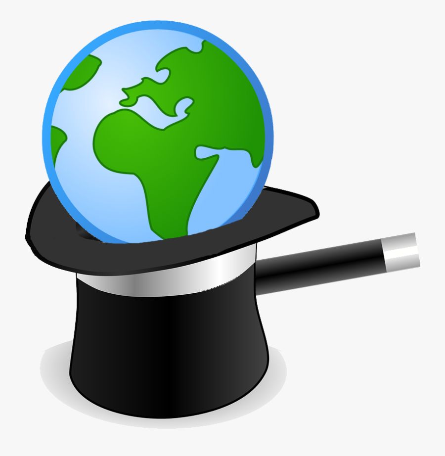 The Magiscian - Globe Clip Art, Transparent Clipart