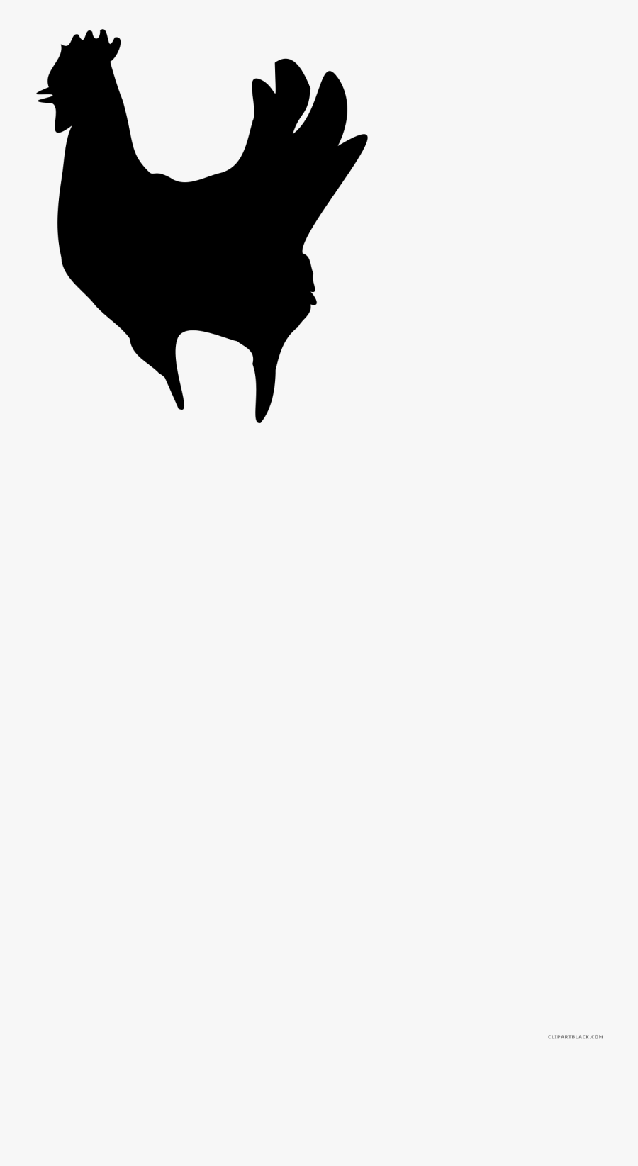 Rooster Clip Art Silhouettes - Bull, Transparent Clipart