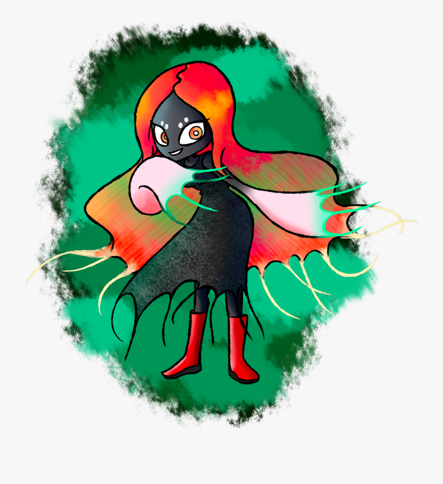 Green Red Cartoon Vertebrate Art Fictional Character, Transparent Clipart