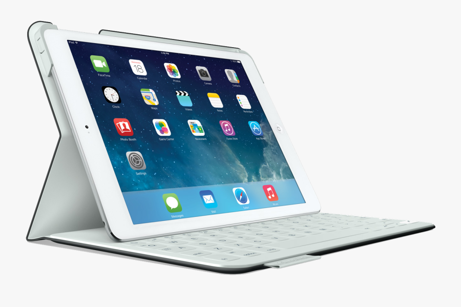 Ipad Tablet Png Hd - Logitech Fabricskin Keyboard Folio For Ipad Air, Transparent Clipart
