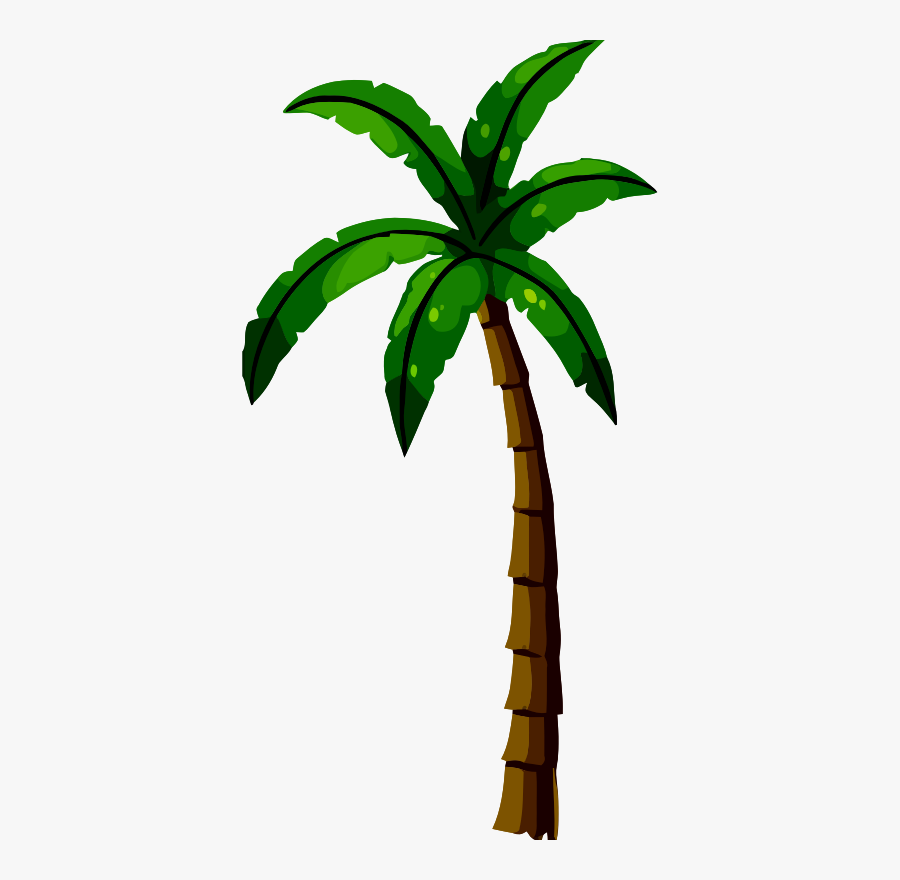 Palm Tree - Palm Leaves Clip Art, Transparent Clipart