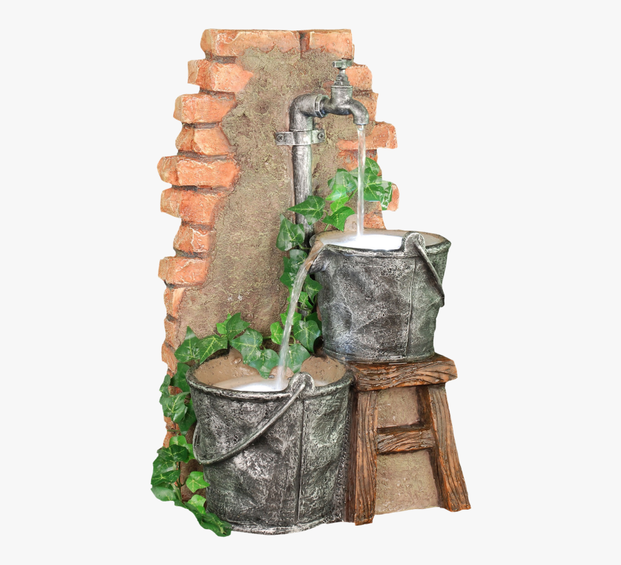 Transparent Running Water Png - Fountain How Ti Build Brick, Transparent Clipart