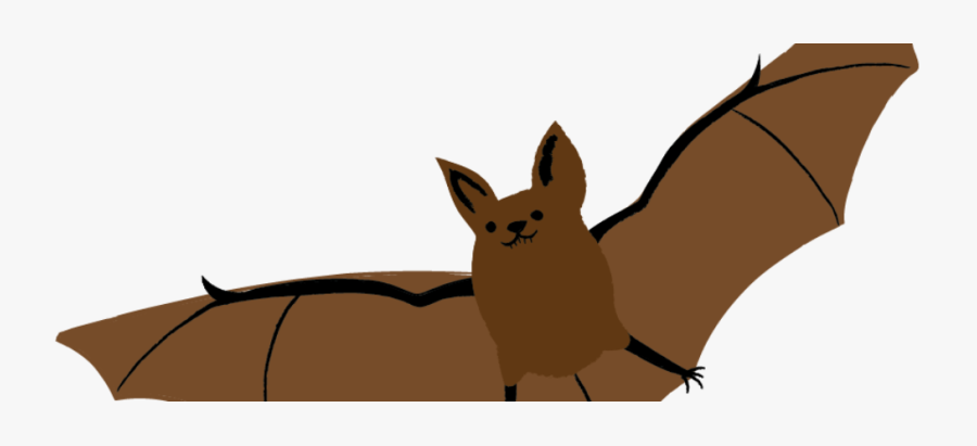 Transparent Activities Png - Cartoon Little Brown Bat, Transparent Clipart