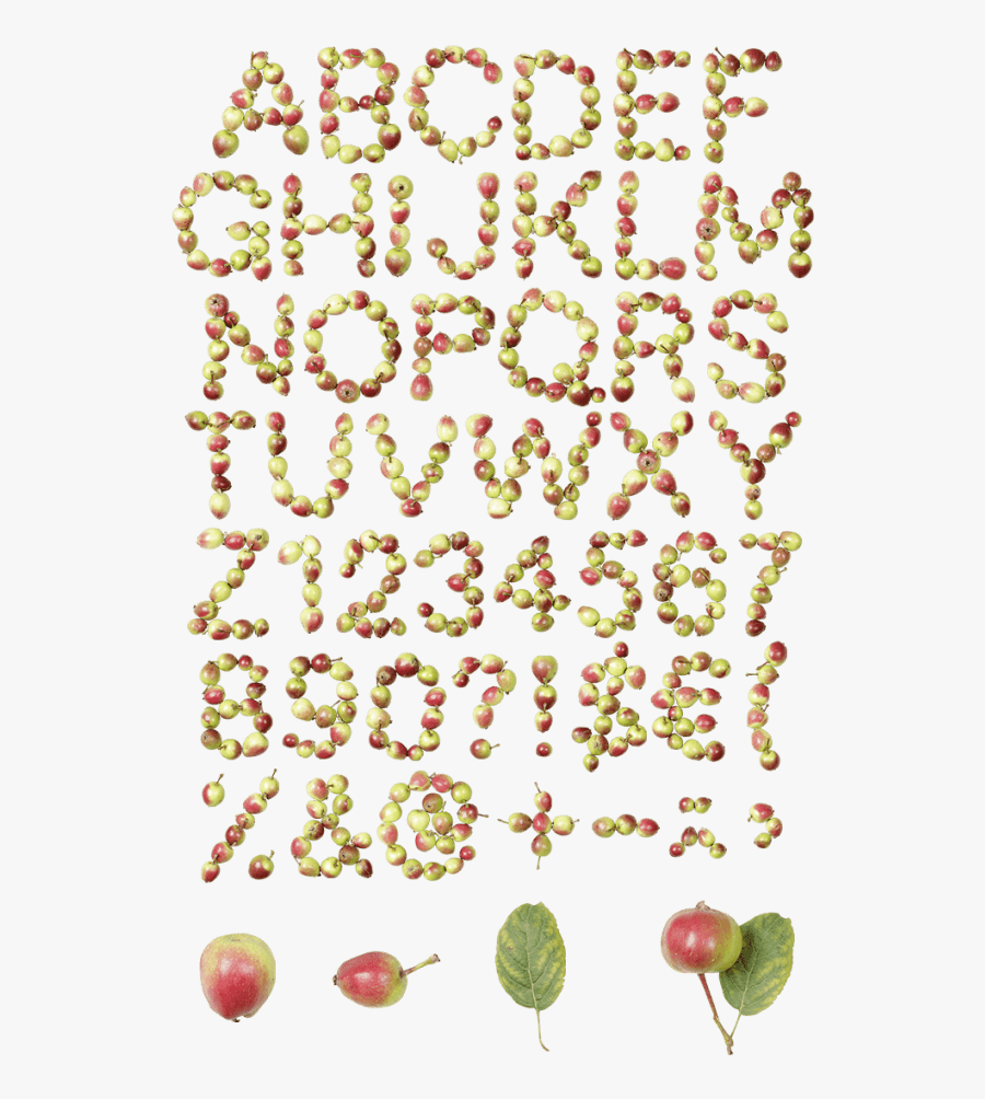 Clip Art Fruit Alphabet - Illustration, Transparent Clipart